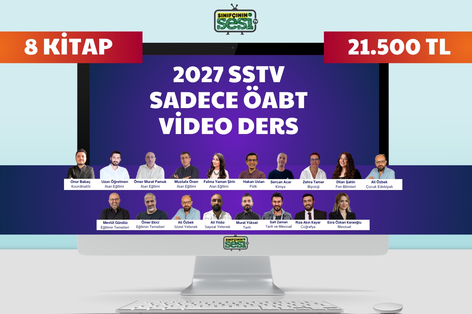 2027 SADECE ÖABT VİDEO DERS 8 KiTAPLI (5.PAKET)